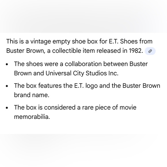Vintage E.T. Shoes From Buster Brown Navy and Cream - Picture 5 of 5